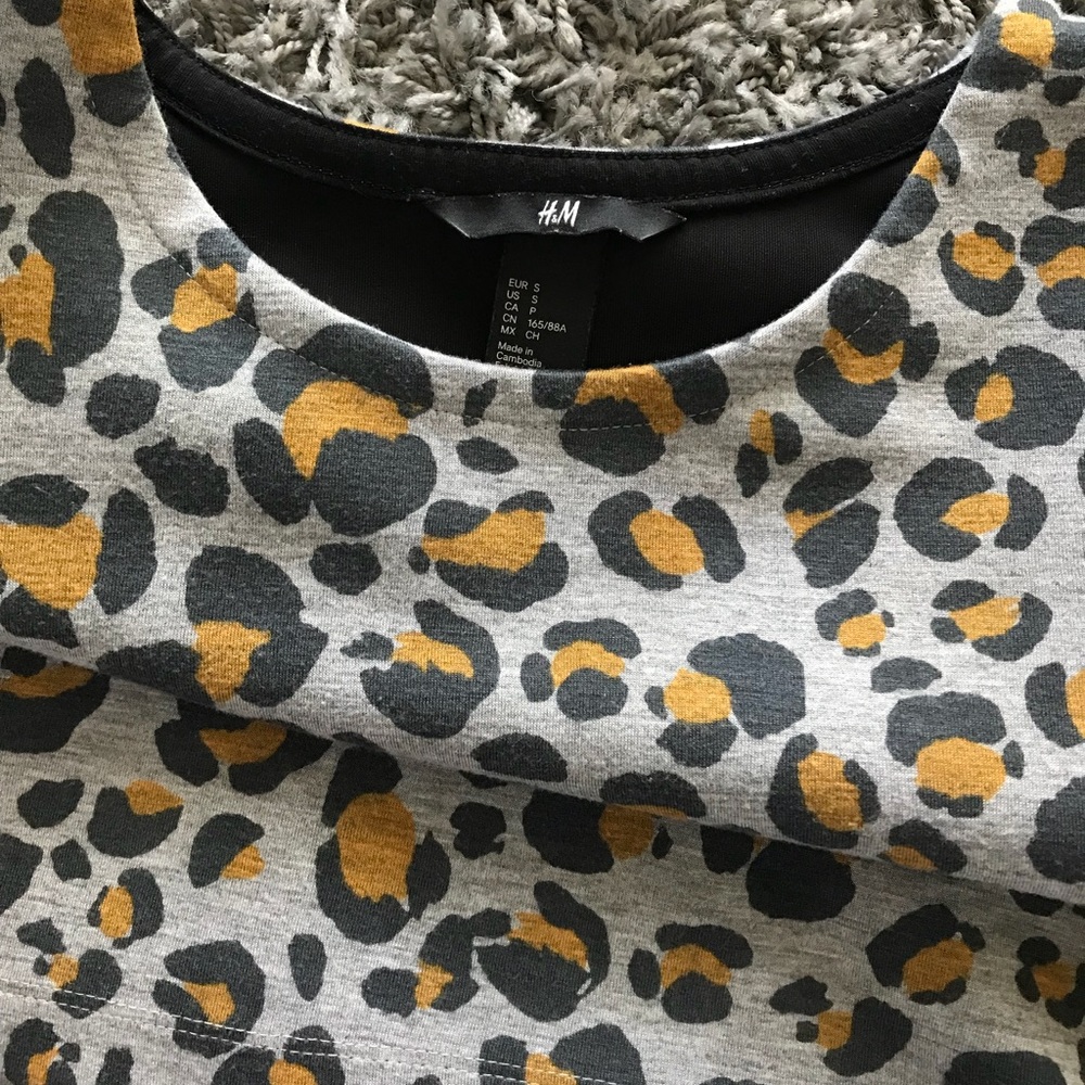 H&M cheetah top